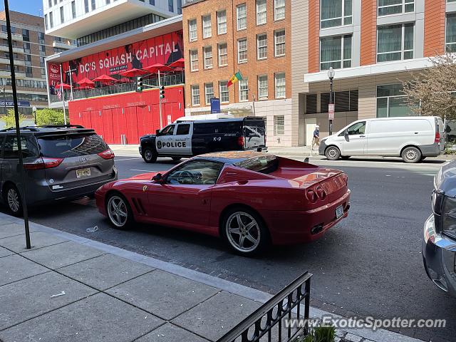 Ferrari 575M spotted in Washington DC, United States