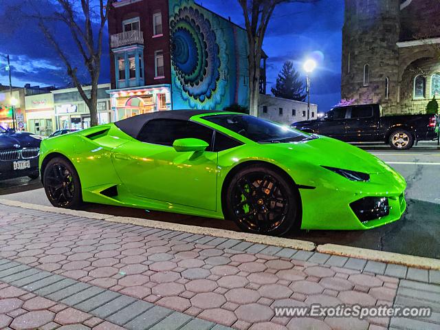 Lamborghini Huracan spotted in Somerville, New Jersey