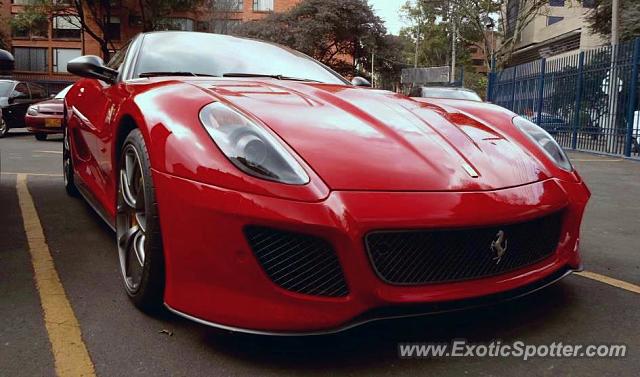 Ferrari 599GTO spotted in Bogota, Colombia