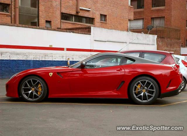 Ferrari 599GTO spotted in Bogota, Colombia