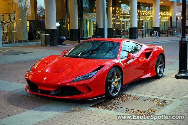 Ferrari F8 Tributo spotted in Calgary, Canada