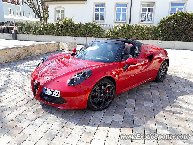 Alfa Romeo 4C spotted in Regensburg, Germany