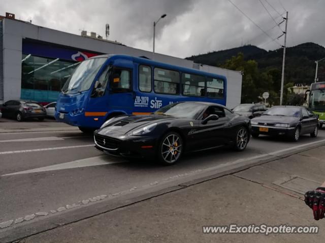 Ferrari California spotted in Bogota, Colombia