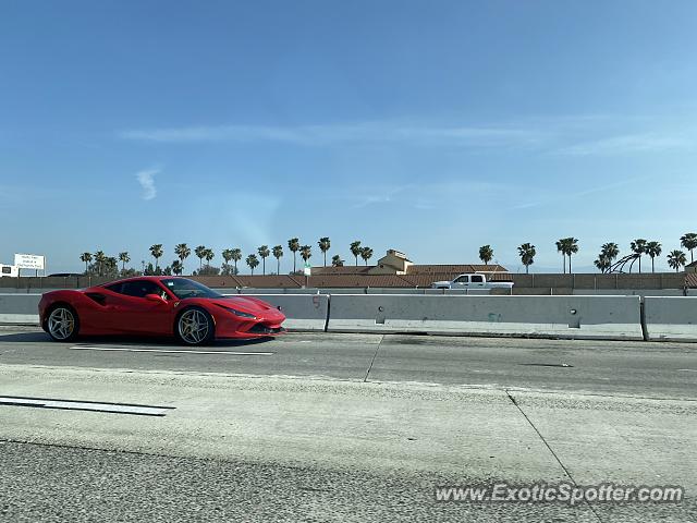 Ferrari F8 Tributo spotted in Ontario, California