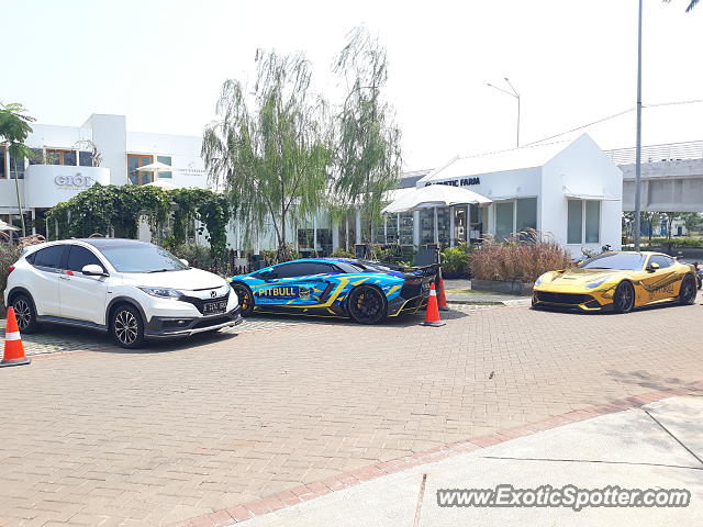 Lamborghini Aventador spotted in Jakarta, Indonesia