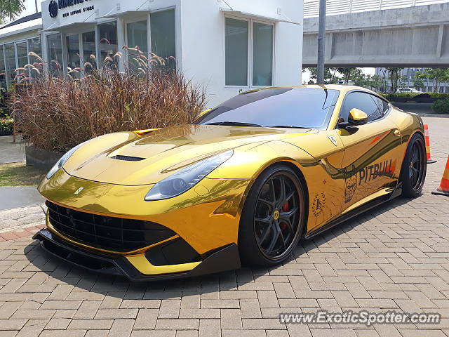Ferrari F12 spotted in Jakarta, Indonesia