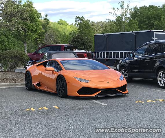 Lamborghini Huracan spotted in Waxhaw, North Carolina