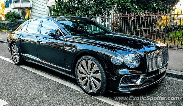 Bentley Flying Spur spotted in Zug, Switzerland