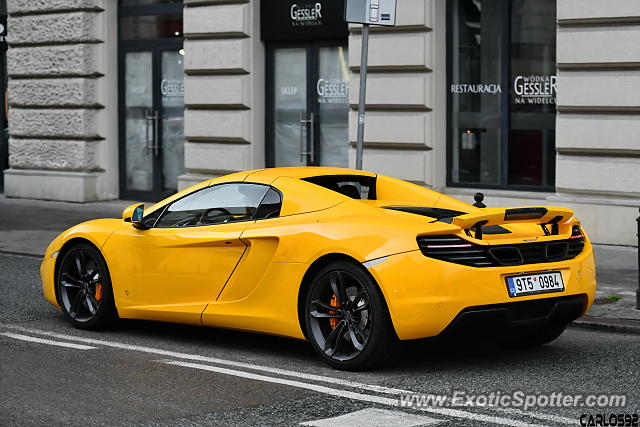 Mclaren MP4-12C spotted in Warsaw, Poland