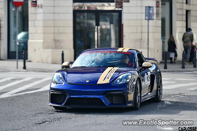 Porsche Cayman GT4 spotted in Warsaw, Poland