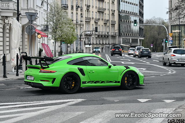 Porsche 911 GT3 spotted in Warsaw, Poland on 04/25/2021