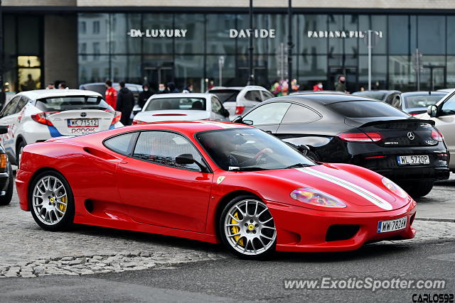 Ferrari 360 Modena spotted in Warsaw, Poland