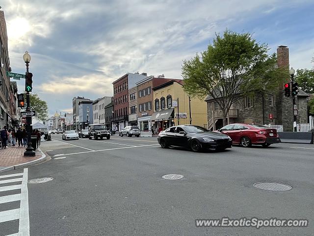 BMW M6 spotted in Washington DC, United States