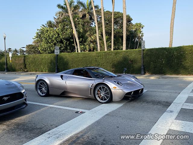 Pagani Huayra spotted in Palm Beach, Florida