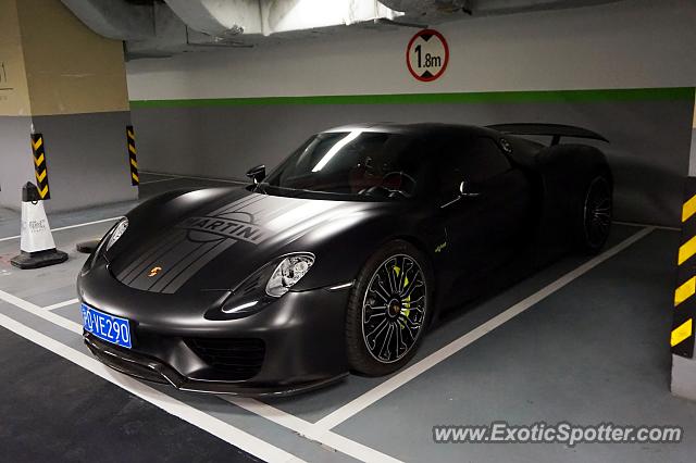 Porsche 918 Spyder spotted in Shanghai, China