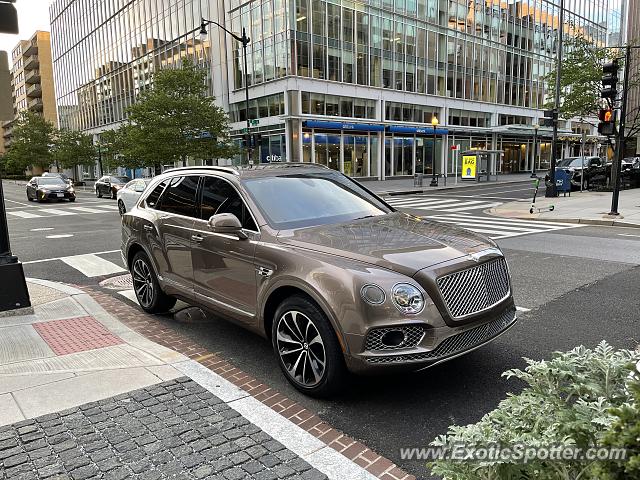 Bentley Bentayga spotted in Washington DC, United States