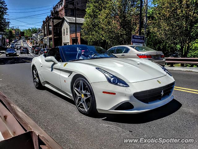Ferrari California spotted in New hope, Pennsylvania