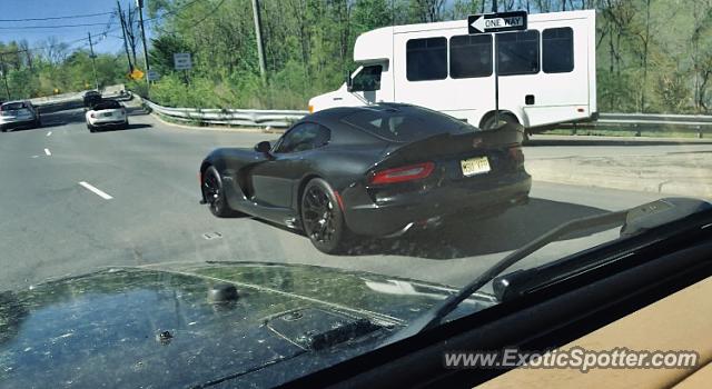 Dodge Viper spotted in Watchung, New Jersey