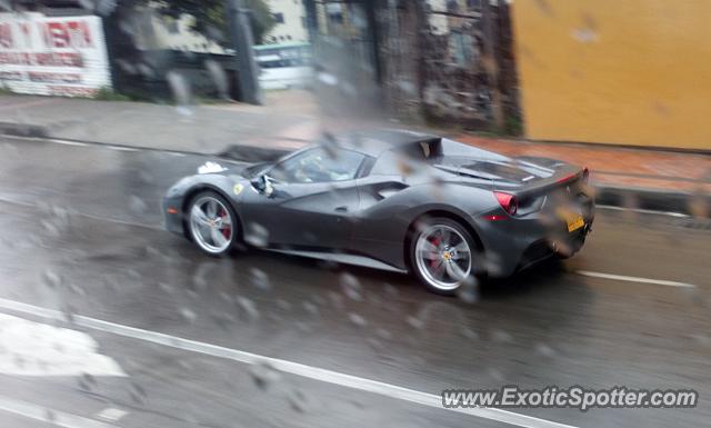 Ferrari 488 GTB spotted in Bogota, Colombia