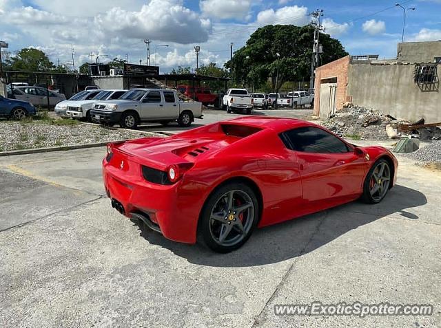 Ferrari 458 Italia spotted in Puerto Cabello, Venezuela