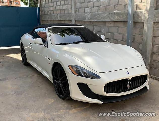 Maserati GranCabrio spotted in Lechería, Venezuela