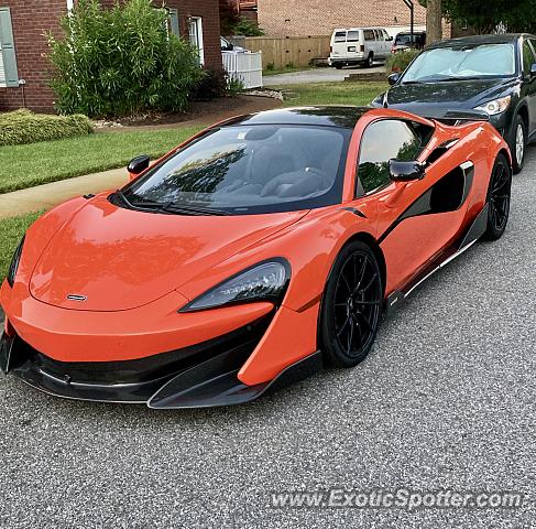 Mclaren 600LT spotted in Virginia Beach, Virginia