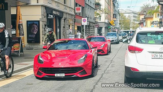 Ferrari F12 spotted in Zurich, Switzerland