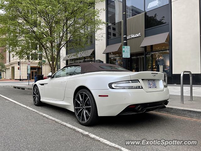 Aston Martin DB9 spotted in Washington DC, United States