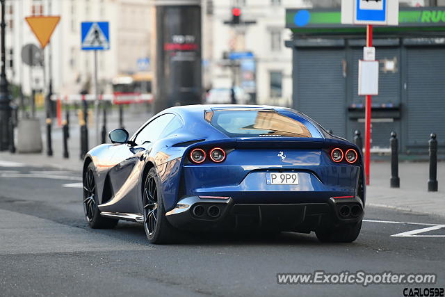 Ferrari 812 Superfast spotted in Warsaw, Poland