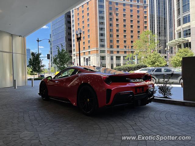 Ferrari 488 GTB spotted in Washington DC, United States