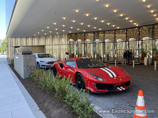 Ferrari 488 GTB spotted in Washington DC, United States