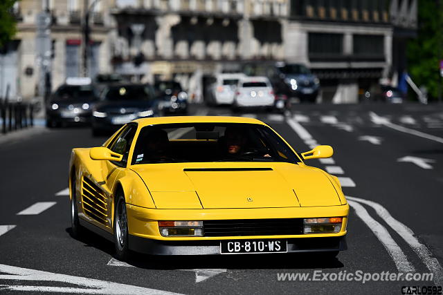 Ferrari Testarossa spotted in Warsaw, Poland
