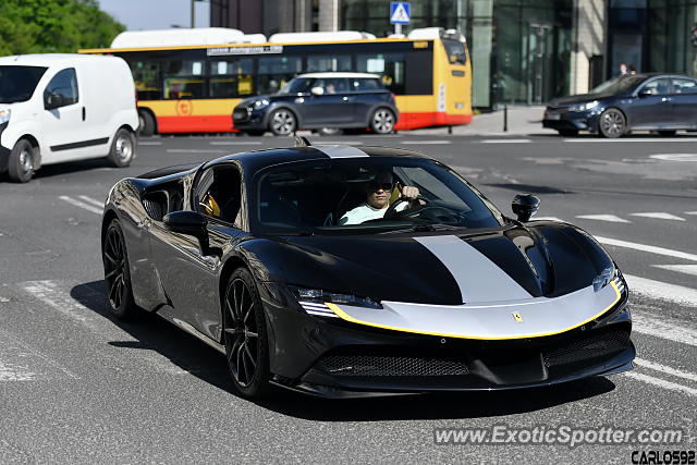 Ferrari SF90 Stradale spotted in Warsaw, Poland