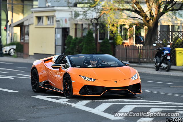 Lamborghini Huracan spotted in Warsaw, Poland