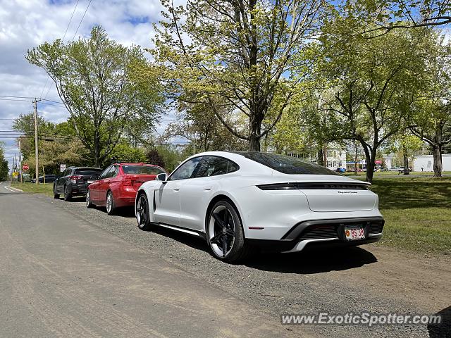 Porsche Taycan (Turbo S only) spotted in Hadley, Massachusetts
