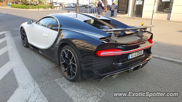 Bugatti Chiron spotted in Warsaw, Poland