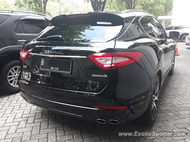 Maserati Levante spotted in Jakarta, Indonesia