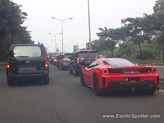 Ferrari 488 GTB spotted in Serpong, Indonesia