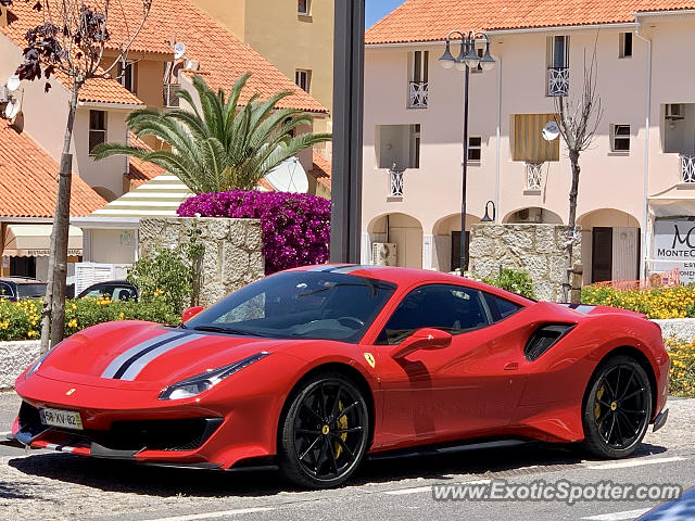 Ferrari 488 GTB spotted in Vilamoura, Portugal