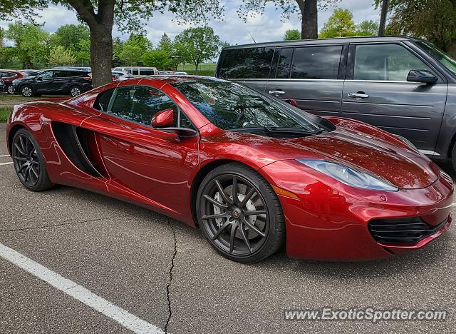 Mclaren MP4-12C spotted in Falcon Heights, Minnesota