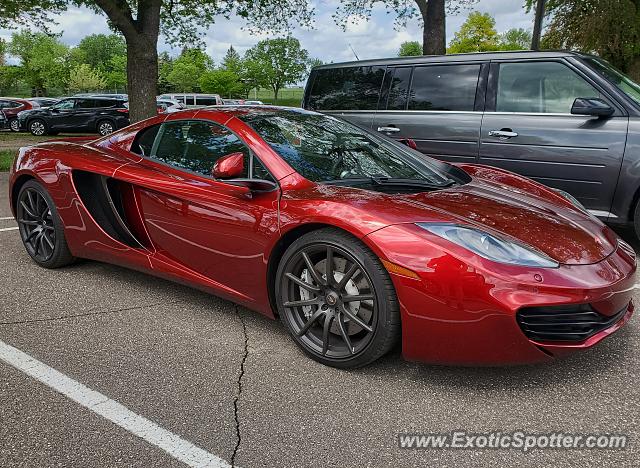Mclaren MP4-12C spotted in Falcon Heights, Minnesota
