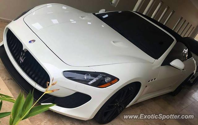 Maserati GranCabrio spotted in Lechería, Venezuela