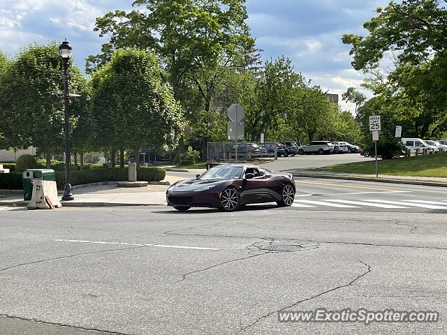 Lotus Evora spotted in Greenwich, Connecticut