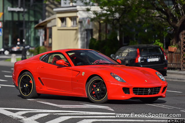 Ferrari 599GTB spotted in Warsaw, Poland