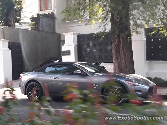 Maserati GranCabrio spotted in Jakarta, Indonesia