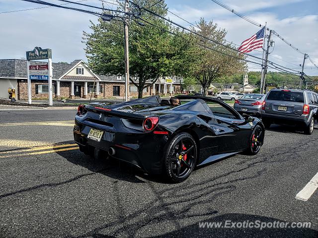 Ferrari 488 GTB spotted in Warren, New Jersey