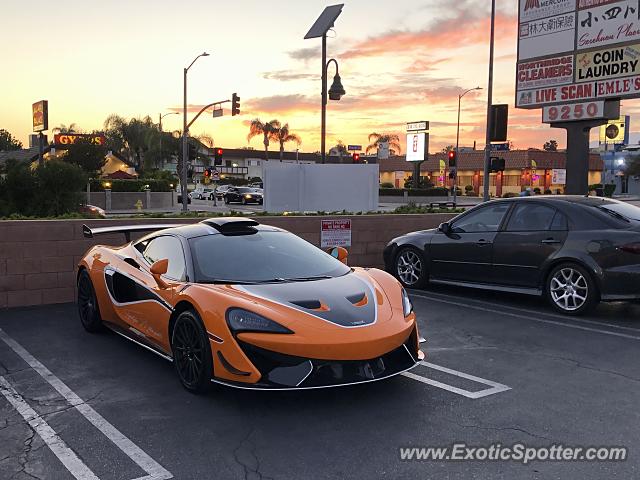 Mclaren 600LT spotted in Northridge, California