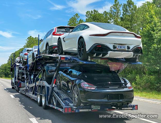 Aston Martin Vantage spotted in I-95, Florida