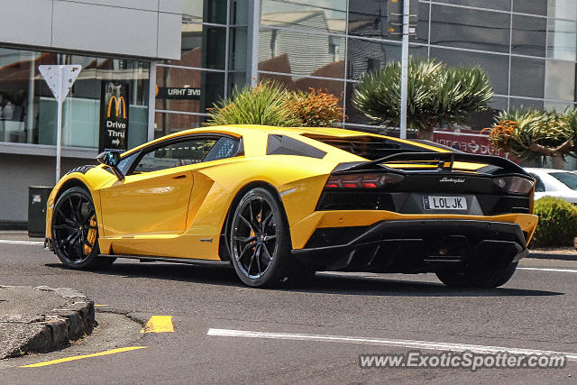 Lamborghini Aventador spotted in Auckland, New Zealand