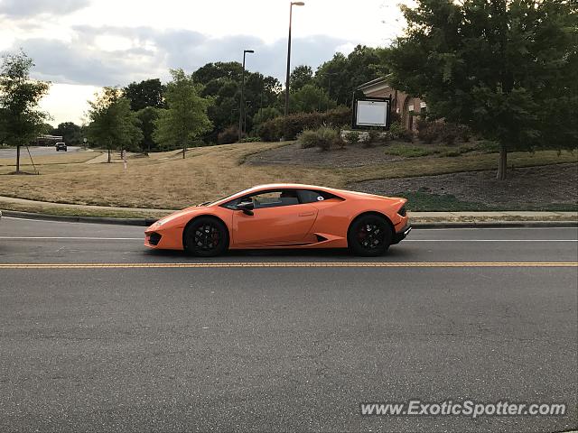 Lamborghini Huracan spotted in Charlotte, North Carolina